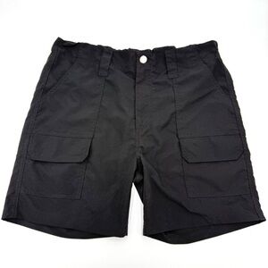 NEW Pallet Pull Black Cargo Shorts Size 32”
